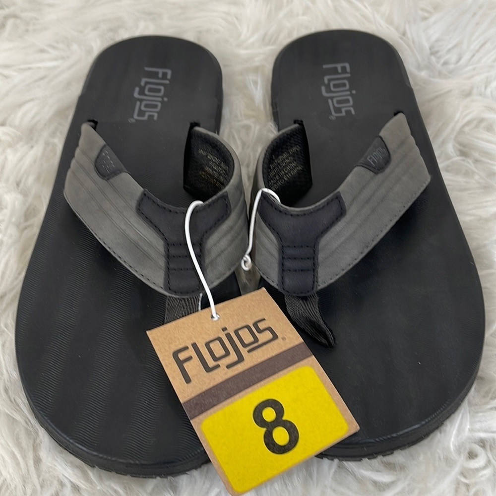 FLOJOS Memory Foam Flip Flop Size 8 New